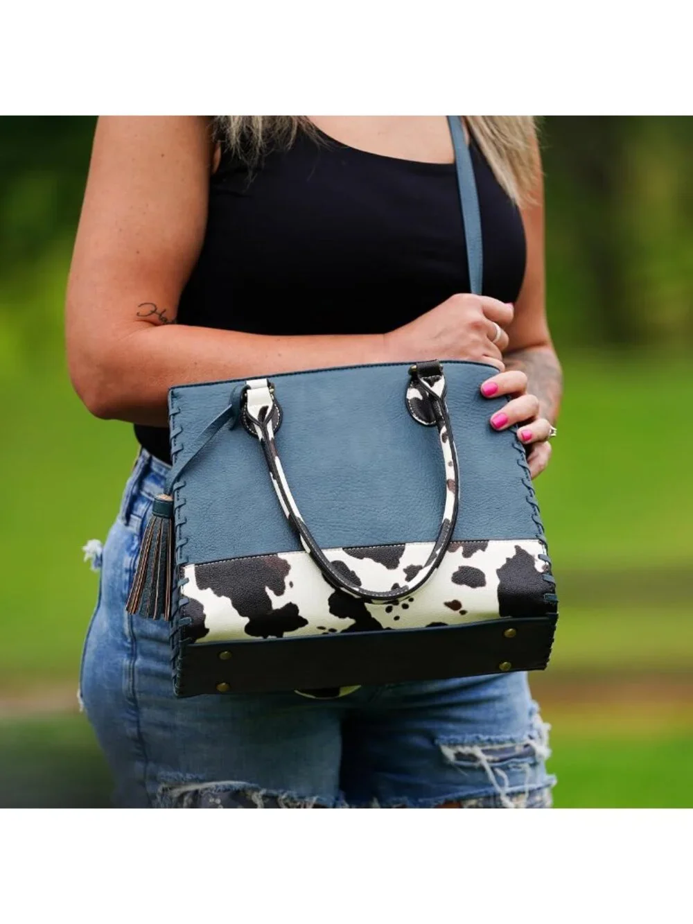 Stylish Montana Top Handle Satchel Purse | Women's Crossbody Tote Bag, Chic